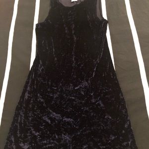 Velvet blue dress